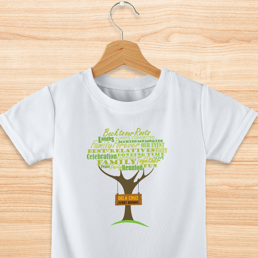 Transfer It Personalized Family Tree Reunion Shirt Sold Per Piece Matching Tees