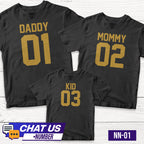 Transfer It Personalized Customized Name & Number Reunion Shirt Family Shirt Sold per  piece