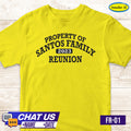 Family Reunion Shirt Family Homecoming Editable Name Year Design Adult & Kids Sold per piece