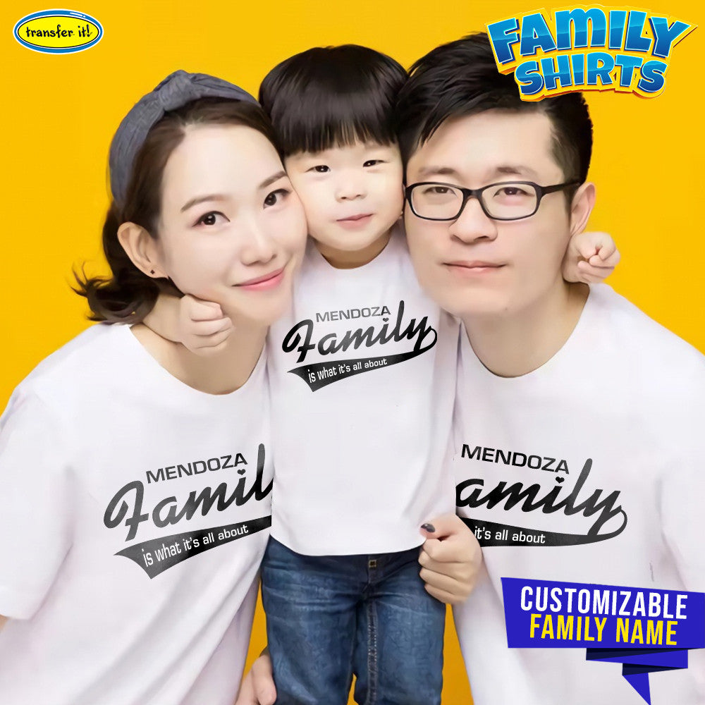 Transfer It Personalized Reunion Family T-shirt Family day Sold per Piece