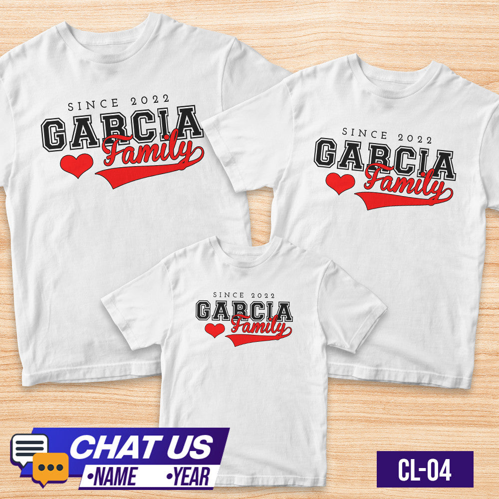Transfer It Personalized Editable year Reunion shirt Family Day T-Shirt Sold per Piece