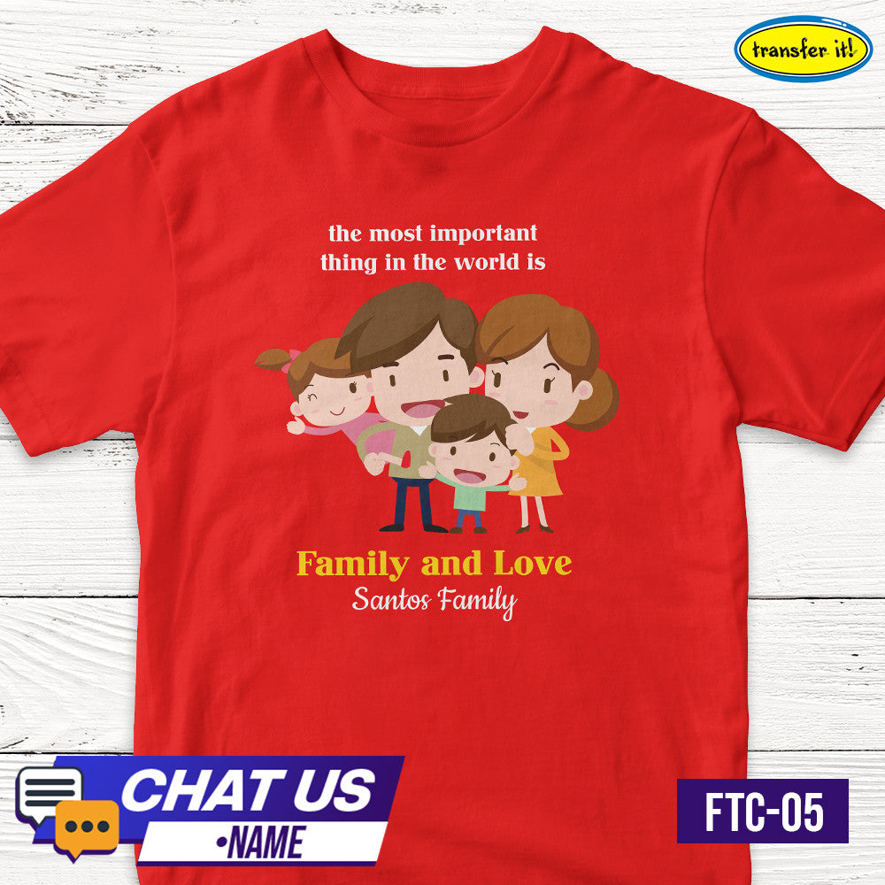 Transfer It Personalized Family Together Reunion shirt Family Shirt Sold per piece