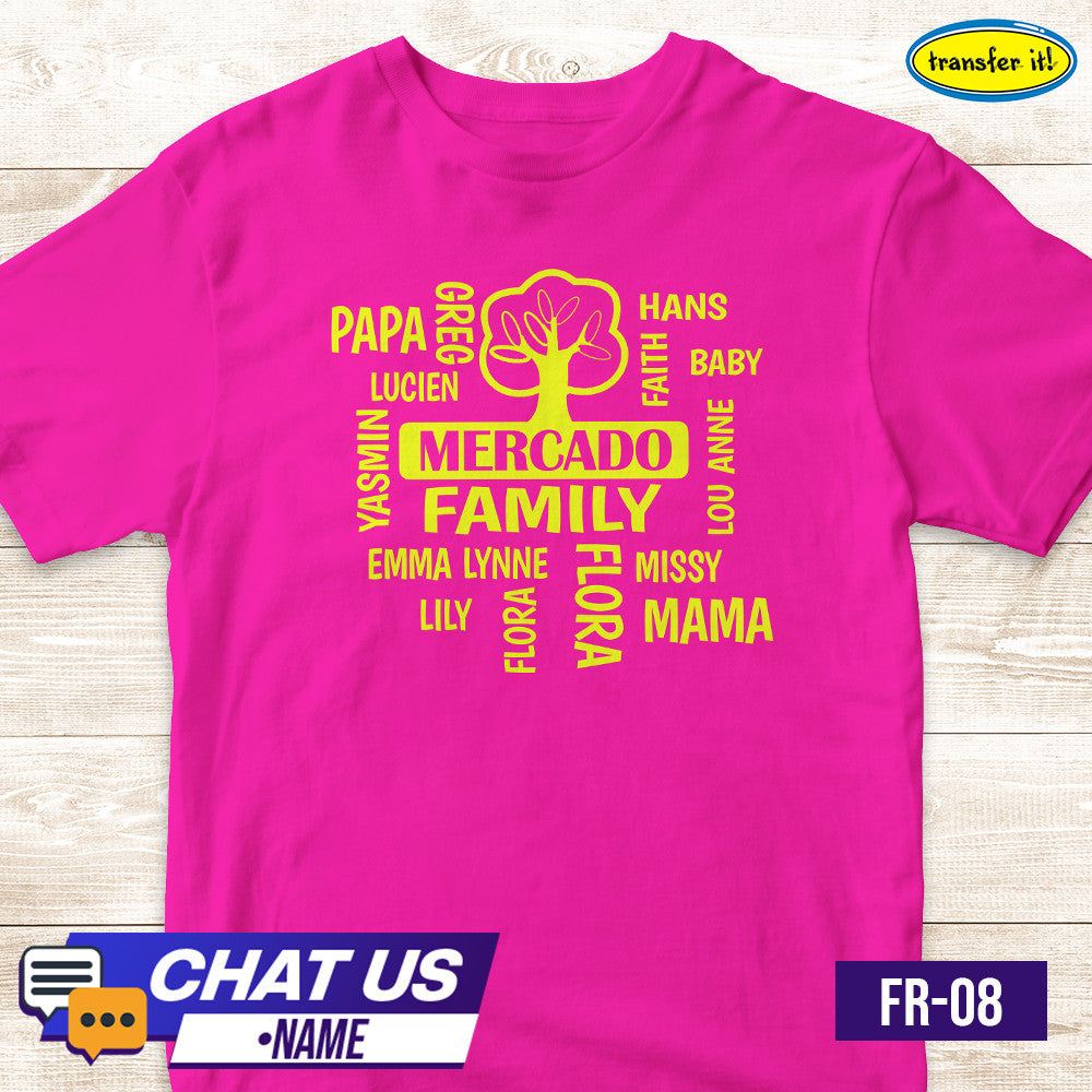 Family Reunion Shirt Family Homecoming Editable Name Year Design Adult & Kids Sold per piece