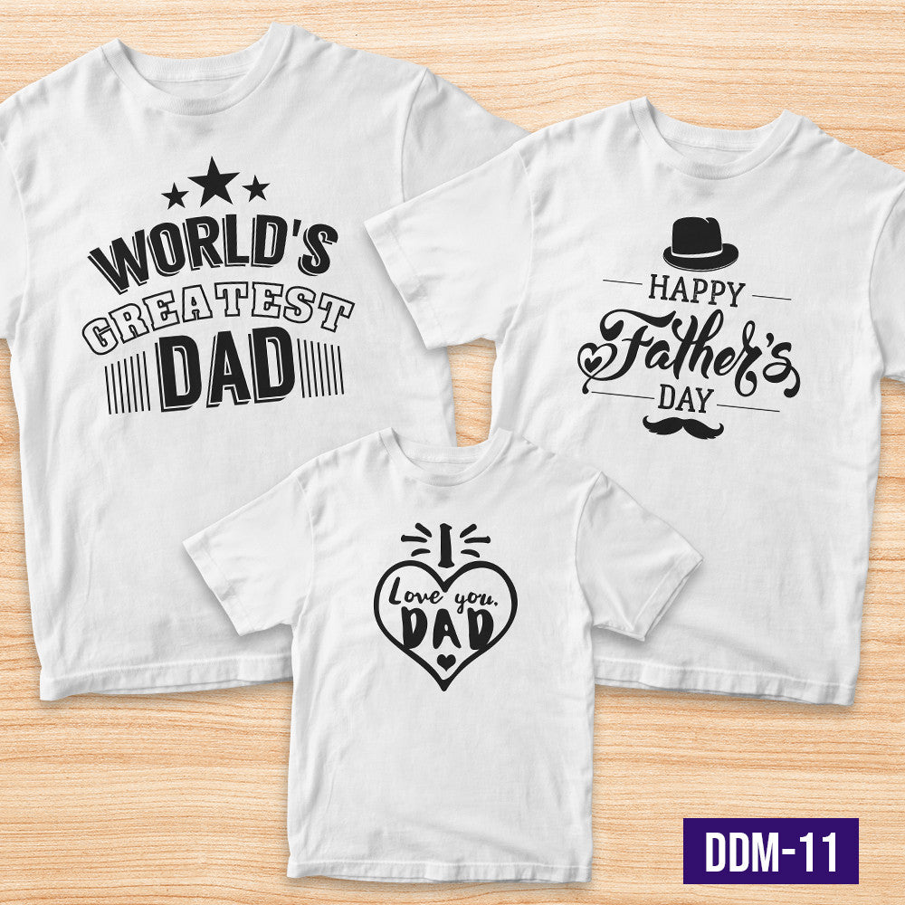 Family Reunion Shirt "SOLD per PIECE 1pc."Happy Father's day, World Greatest dad Design Adult & Kids