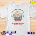 Transfer It Personalized Family Together Reunion shirt Family Shirt Sold per piece