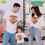 Transfer It Superhero Family Super Mom Dad Kid   Personalize Family Shirt SOLD per PIECE