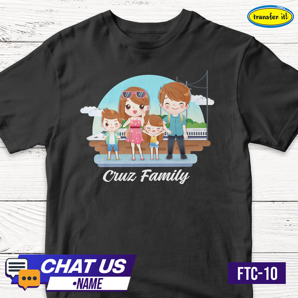 Transfer It Personalized Family Together Reunion shirt Family Shirt Sold per piece