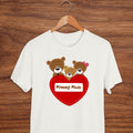 Transfer It Bear Design Daddy Mommy Baby Personalize Family Shirt