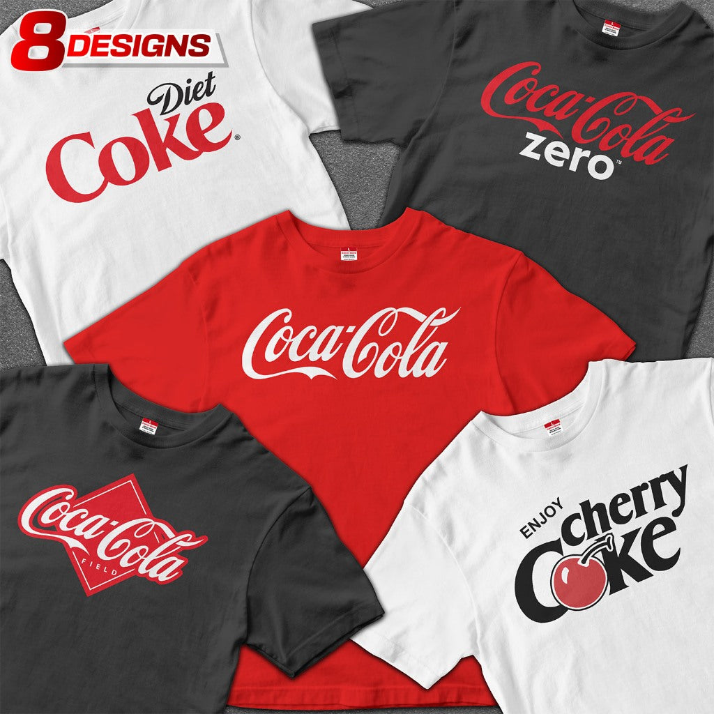 Shirt planet Parody Coke diet Enjoy cherry coke Coca-cola Design T-shirt Unisex