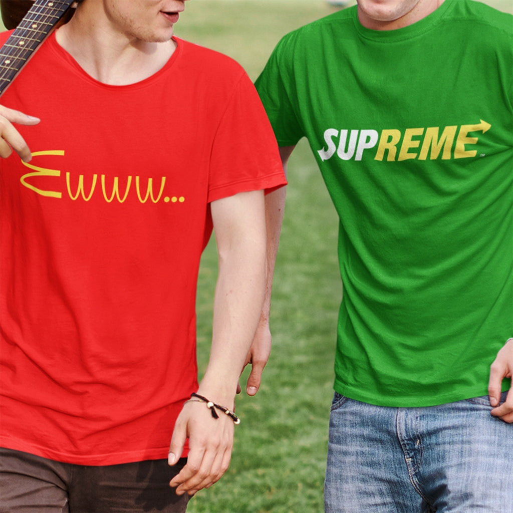 Shirt planet Fast food & Coffee shops parody Design Collection Funny shirt Unisex T-shirt