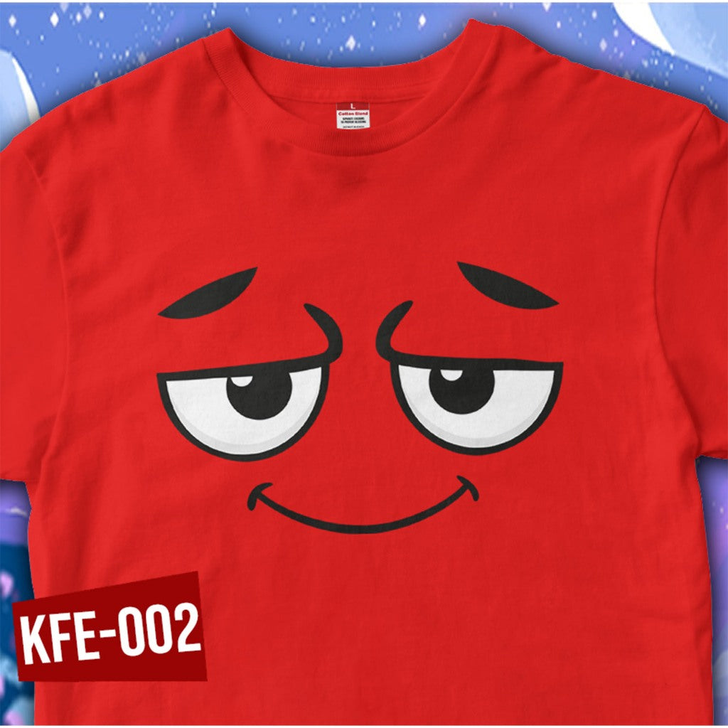 Shirt planet Kawaii faces Emoticons Design Blue Pink Lilac Y.Gold Red E.Green T-shirt High quality