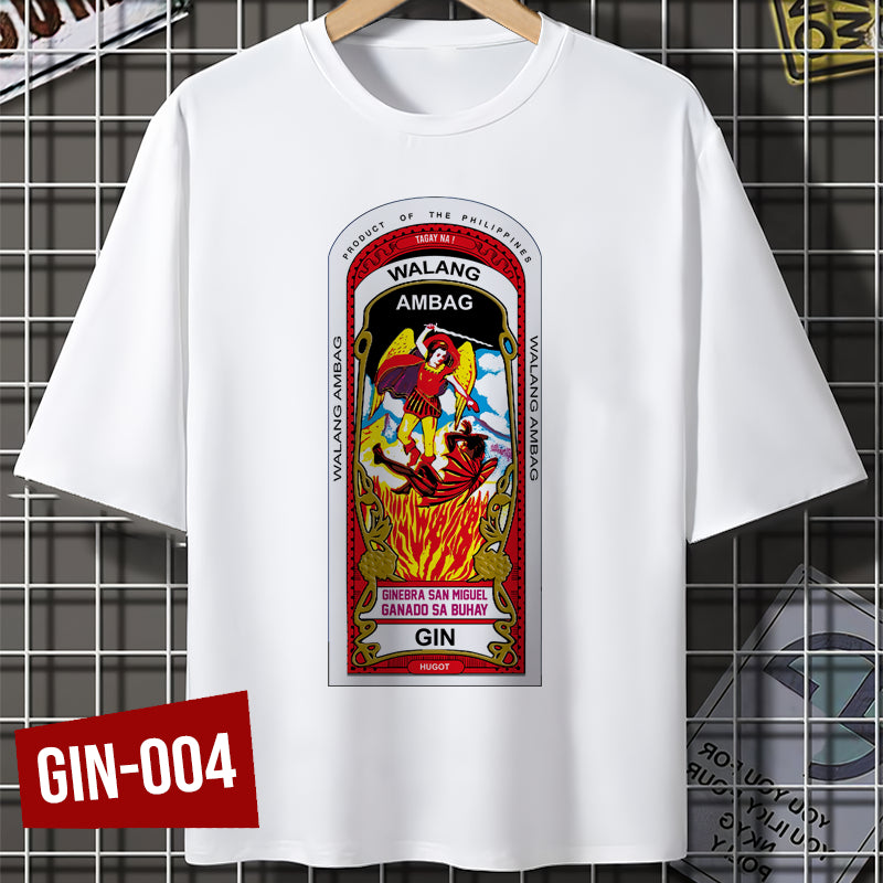 Shirt planet Funny parody Statement Ginebra San Miguel Collection High Quality T-shirt Unisex