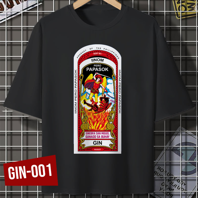 Shirt planet Funny parody Statement Ginebra San Miguel Collection High Quality T-shirt Unisex