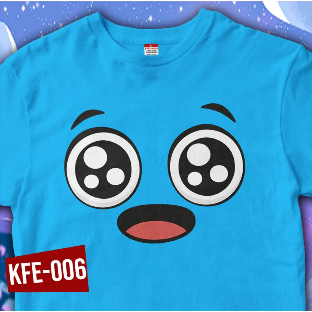 Shirt planet Kawaii faces Emoticons Design Blue Pink Lilac Y.Gold Red E.Green T-shirt High quality