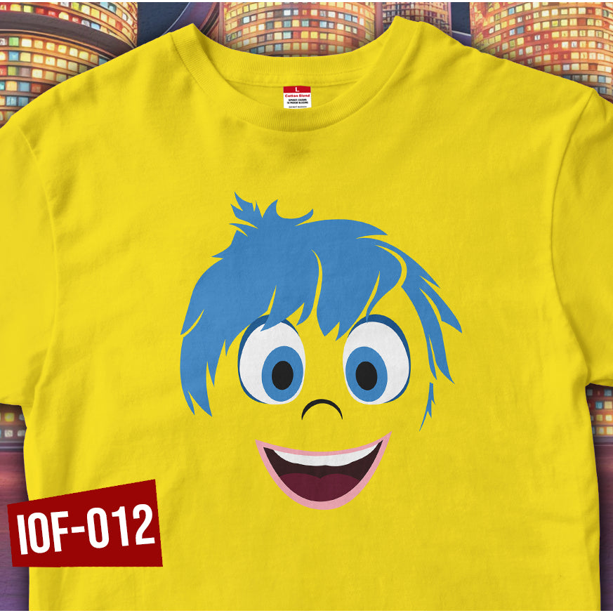 Shirt planet Inside out faces Joy, Anxiety, Sadness, Embarassment, Envy Design T-shirt High quality