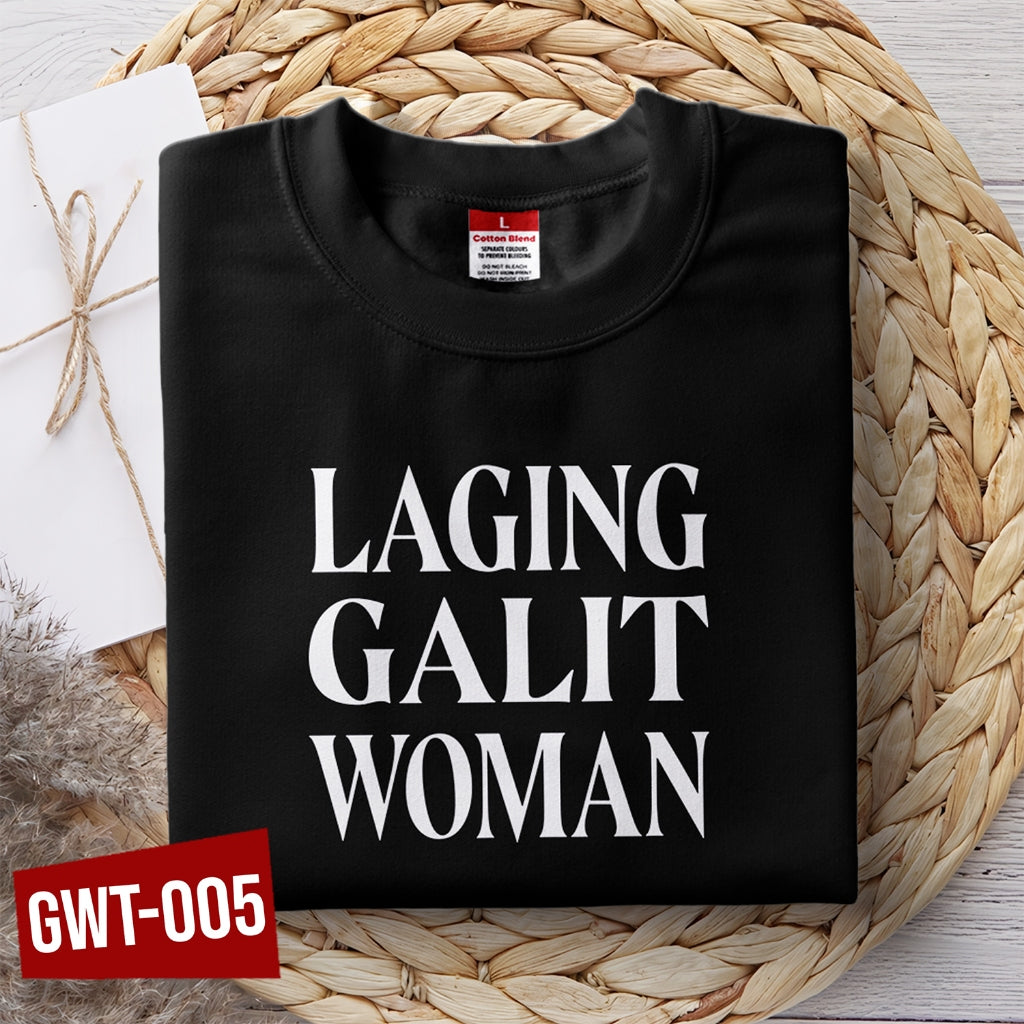 Shirt planet Parody Laging Galit woman Gentle what? Magastos woman Funny Design T-shirt