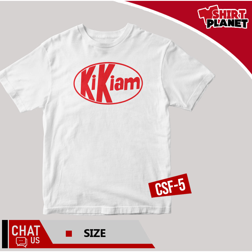 Shirt planet Chocolate parody Contento na sayo, Kikiam Design Collection Trendy T-shirt Unisex