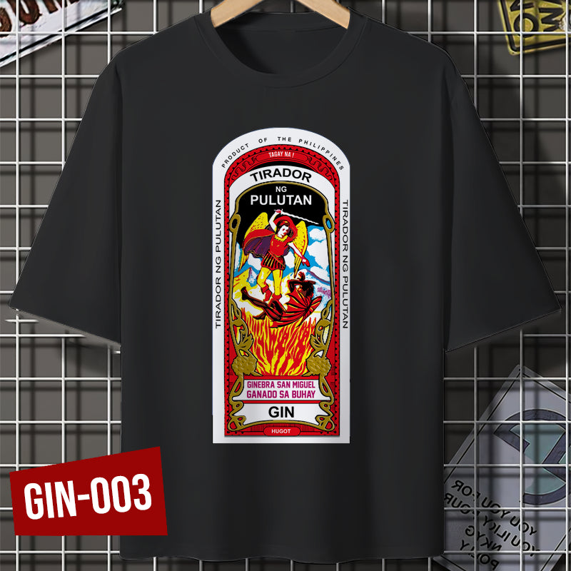 Shirt planet Funny parody Statement Ginebra San Miguel Collection High Quality T-shirt Unisex