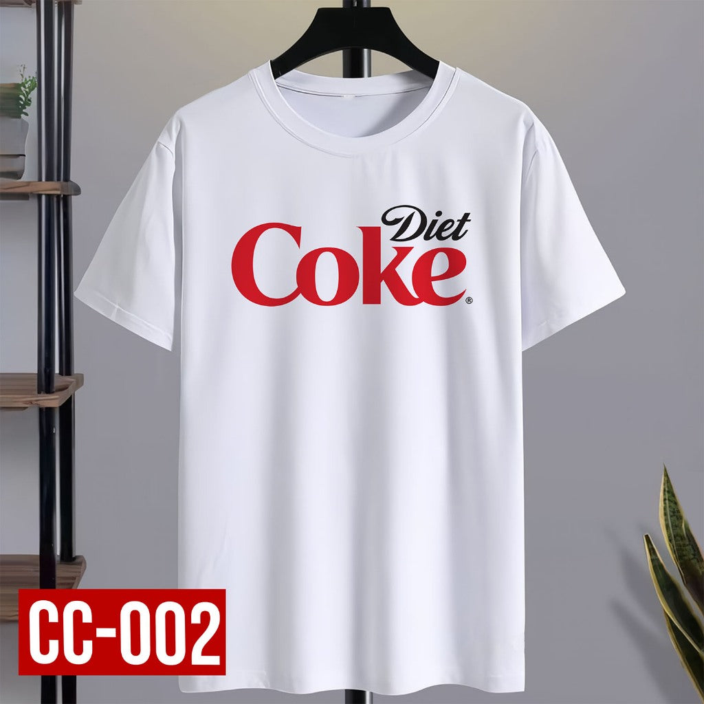 Shirt planet Parody Coke diet Enjoy cherry coke Coca-cola Design T-shirt Unisex