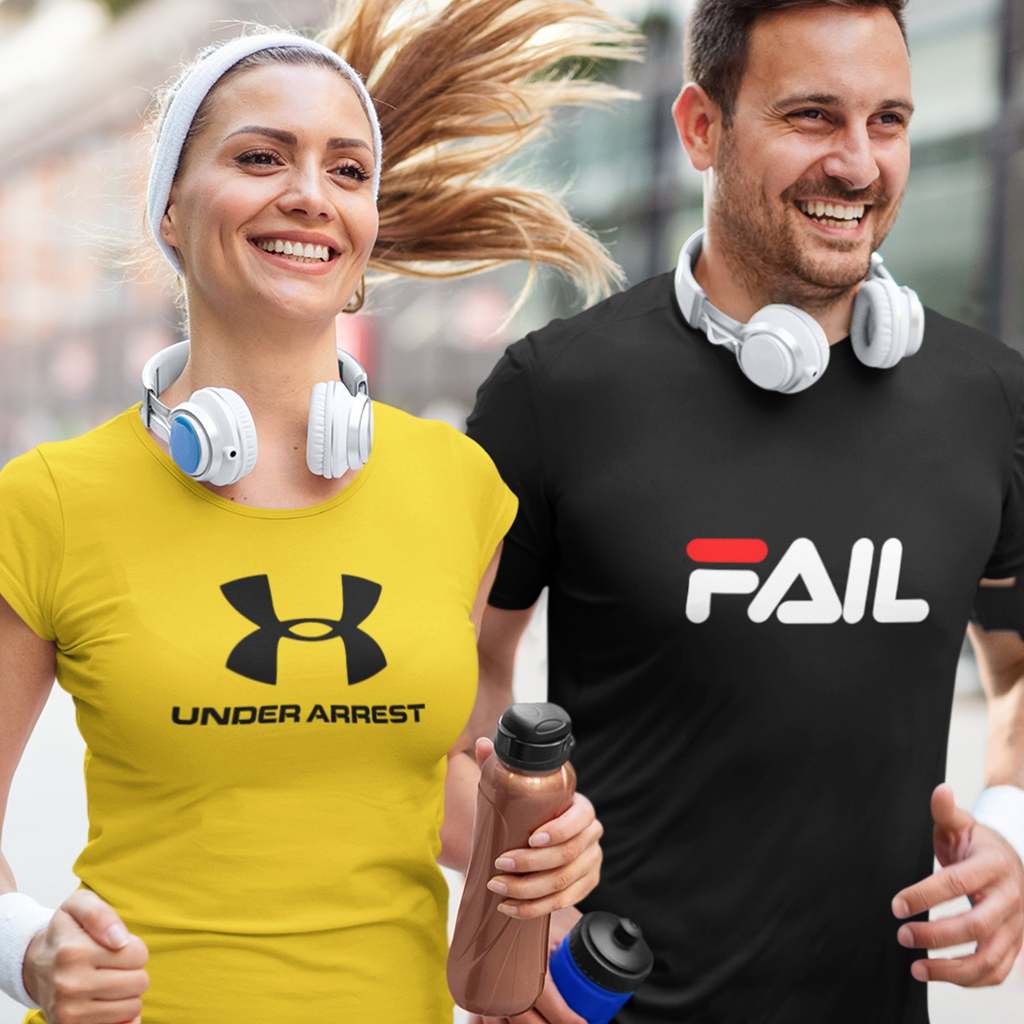 Famous Sneaker Brands Parody Design Collection  Funny Shirt for Daily use Perfect for Men and Women