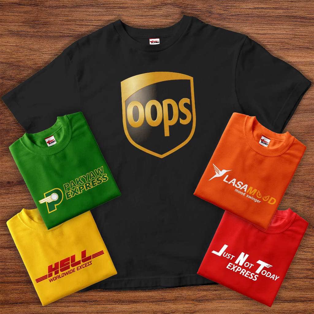 Famous Logistics Company Parody Design Collection Funny T-shirt for Men & Women