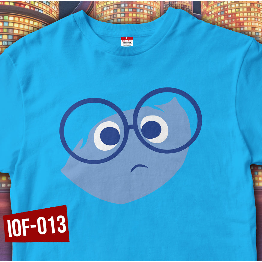 Shirt planet Inside out faces Joy, Anxiety, Sadness, Embarassment, Envy Design T-shirt High quality