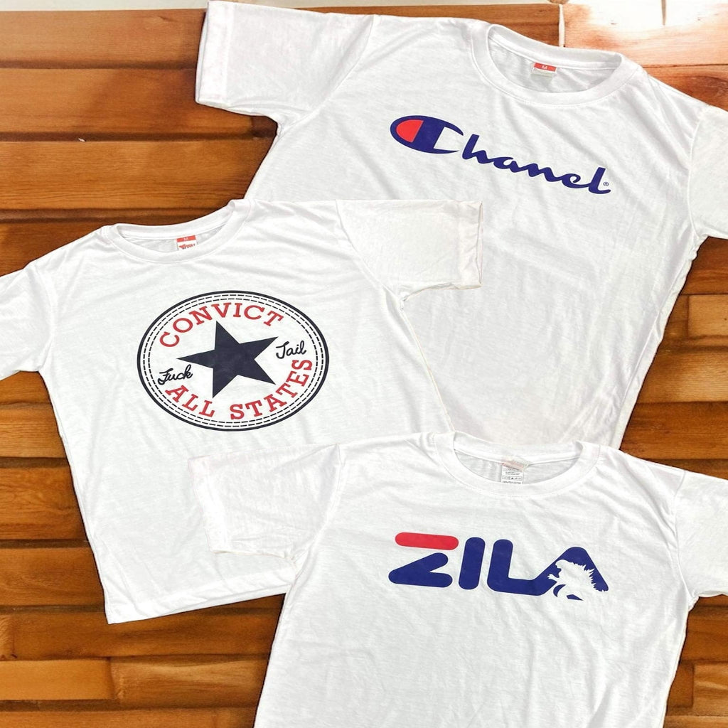 Famous Brands Parody Design Collection Funny Shirt for Daily use Perfect for Men and Women