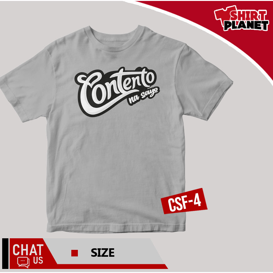 Shirt planet Chocolate parody Contento na sayo, Kikiam Design Collection Trendy T-shirt Unisex