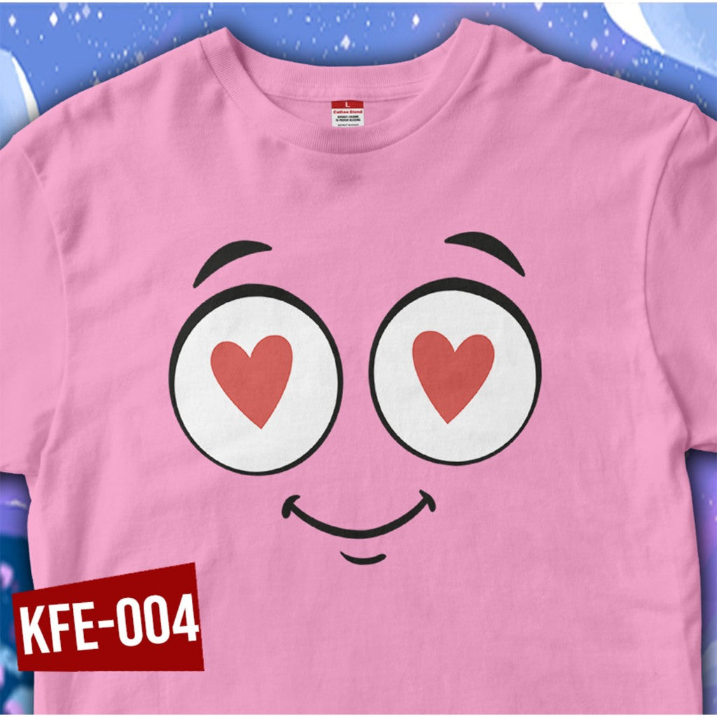 Shirt planet Kawaii faces Emoticons Design Blue Pink Lilac Y.Gold Red E.Green T-shirt High quality