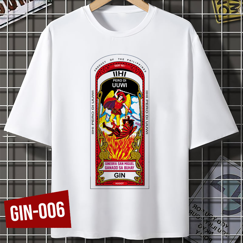Shirt planet Funny parody Statement Ginebra San Miguel Collection High Quality T-shirt Unisex