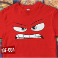 Shirt planet Inside out faces Joy, Anxiety, Sadness, Embarassment, Envy Design T-shirt High quality