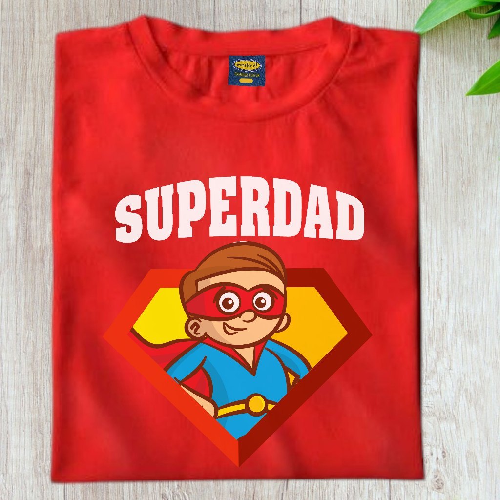 Transfer It Superhero Family Super Mom Dad Kid   Personalize Family Shirt SOLD per PIECE