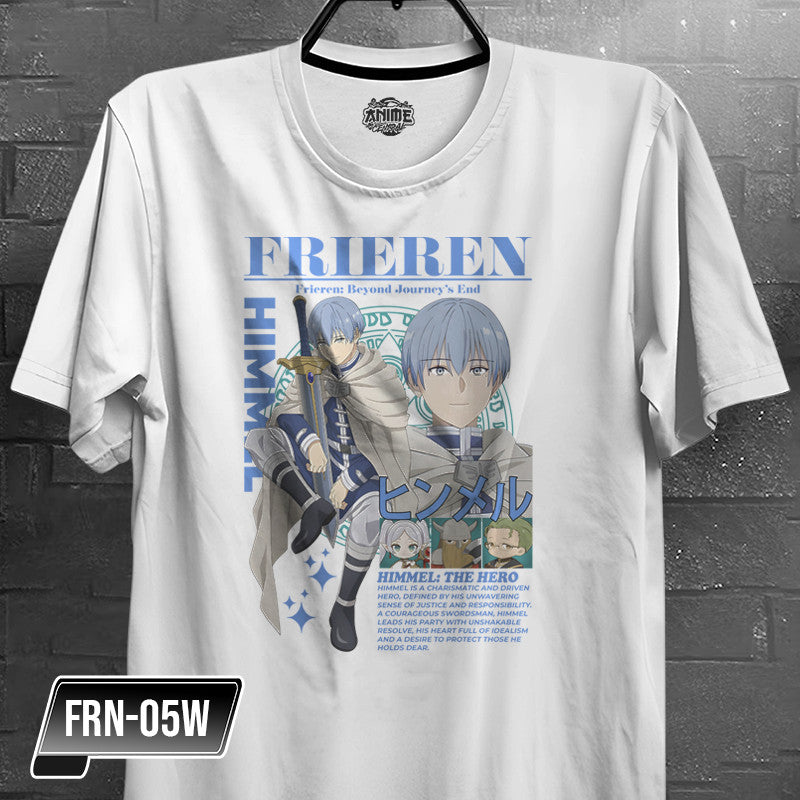 Anime Frieren, Fern,  Himmel,  Heiter,  Stark,  Eisen Character Design T-shirt Unisex High quality