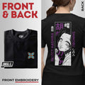 Anime  Demon Slayer Insect Hashira Shinobu Kocho Design Embroidery T-shirt Unisex High quality