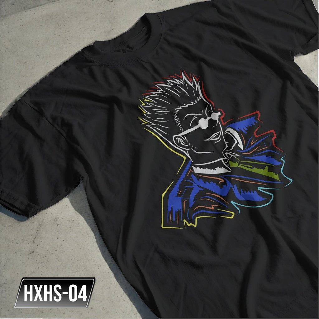 Famous anime Hunter x Hunter Silhoutte Killua, Kurapika,  Gon Character Design T-shirt