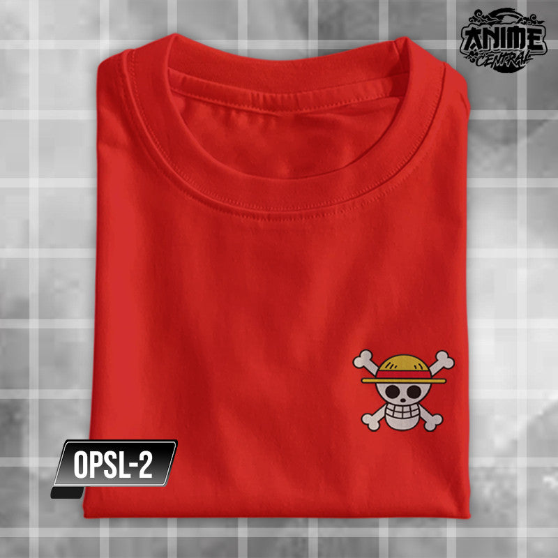 Embroidery Anime One piece Character logo Luffy, Chopper, Zoro, Sanji, Robin Design T-shirt Unisex