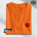 Embroidery Famous Anime Naruto Character Logo Design T-shirt Unisex High quality