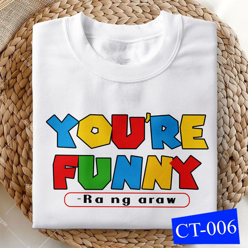 Shirt planet Funny Parody Finding money, Ayoko sayo baduy ka eh Statement Design T-shirt Unisex