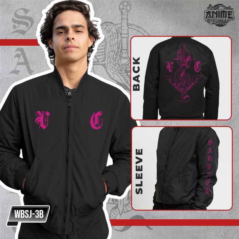 Anime Sabbath Crew Windbreaker Team Windbreaker Jacket Wooin, Joker, Hyuk, Vinny Character Design