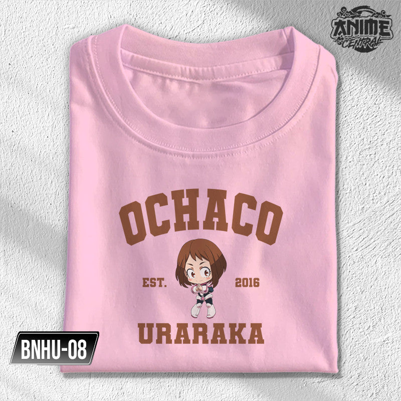 Anime My hero academia University theme Shoto, Izuku, Katsuki, Momo,Ochaco Character Design T-shirt