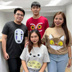 Anime Studio Ghibli No face, Nakayoshi, Catbus Character Design T-shirt Unisex High quality