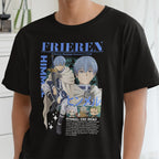 Anime Frieren, Fern,  Himmel,  Heiter,  Stark,  Eisen Character Design T-shirt Unisex High quality