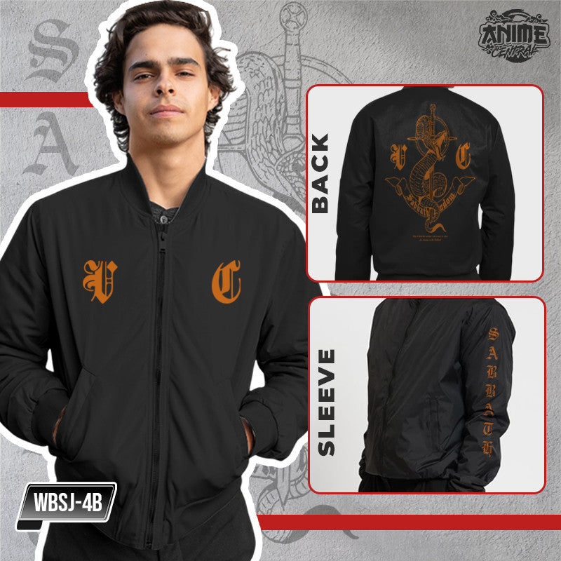 Anime Sabbath Crew Windbreaker Team Windbreaker Jacket Wooin, Joker, Hyuk, Vinny Character Design