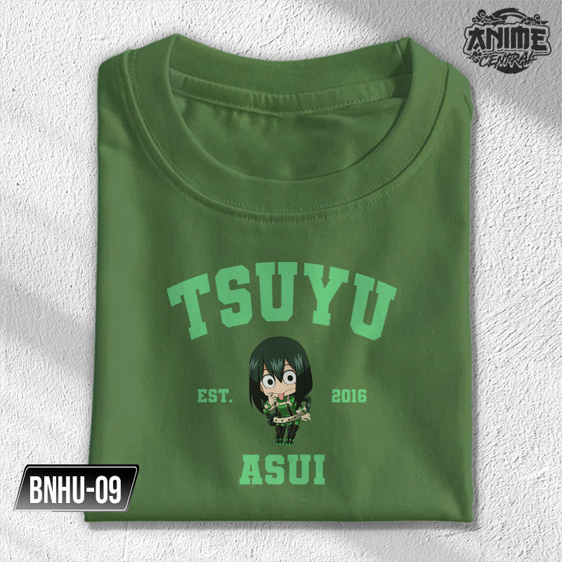 Anime My hero academia University theme Shoto, Izuku, Katsuki, Momo,Ochaco Character Design T-shirt