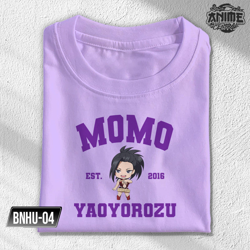 Anime My hero academia University theme Shoto, Izuku, Katsuki, Momo,Ochaco Character Design T-shirt
