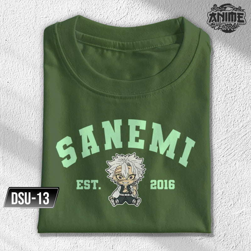 Famous anime Demon Slayer University Tanjiro Zenitsu Inosuke Nezuko Character Design T-shirt Unisex