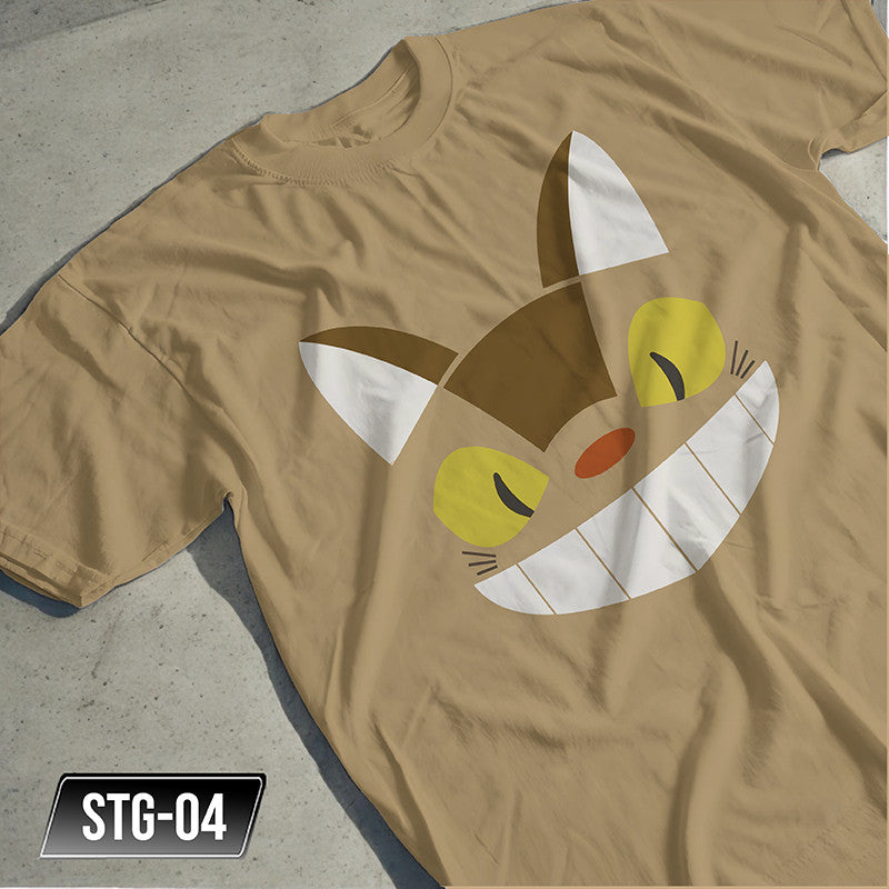 Anime Studio Ghibli No face, Nakayoshi, Catbus Character Design T-shirt Unisex High quality