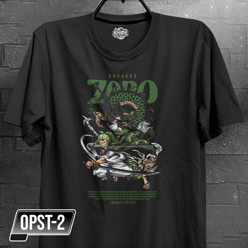 Anime One piece Strawhat Pirate Crew Zoro, Sanji, Usopp, Franky, Chopper Character Design T-shirt