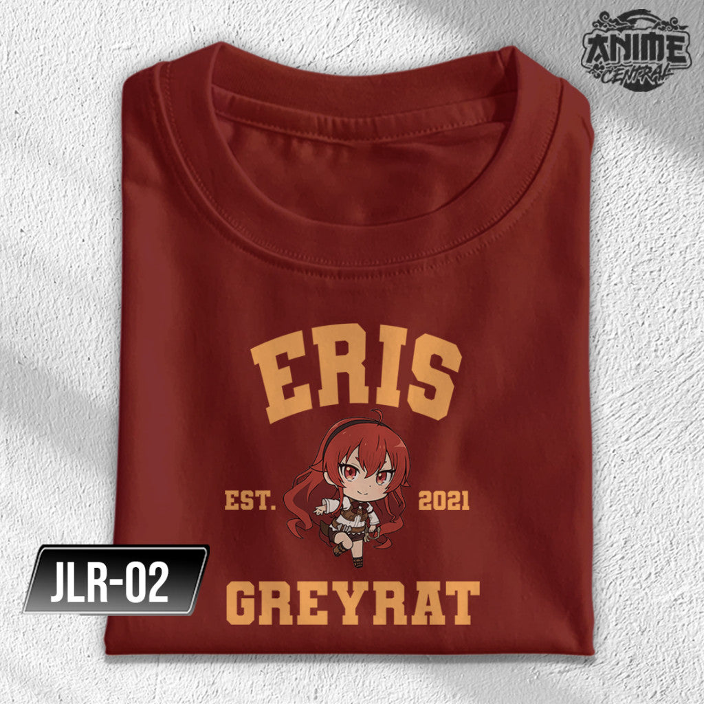 Famous Anime Jobless Reincarnation Eris, Roxy, Rudeus, Slyphiette Character Design T-shirt Unisex