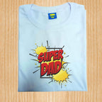 Transfer It Personalized Comics Design Super Mom Super dad Baby Family Shirt Sold per Piece
